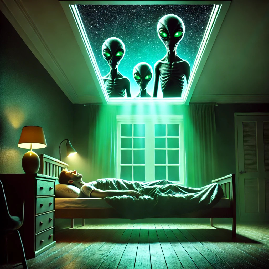 Green Lights UFO Abduction